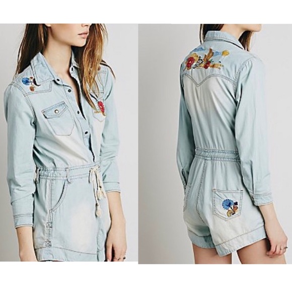 Spell Route 66 Jumpsuit Chambray - Picture 3 of 16